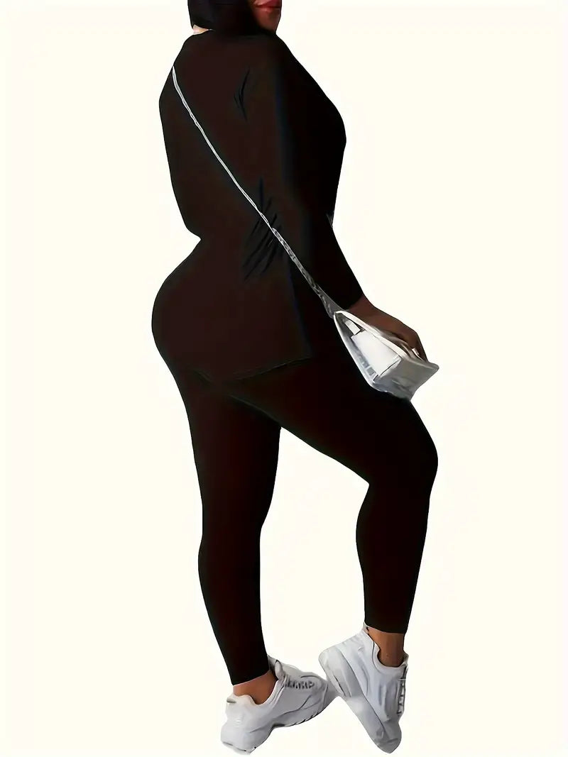 Przybysława - Ensemble imprimé Mama avec pantalon skinny