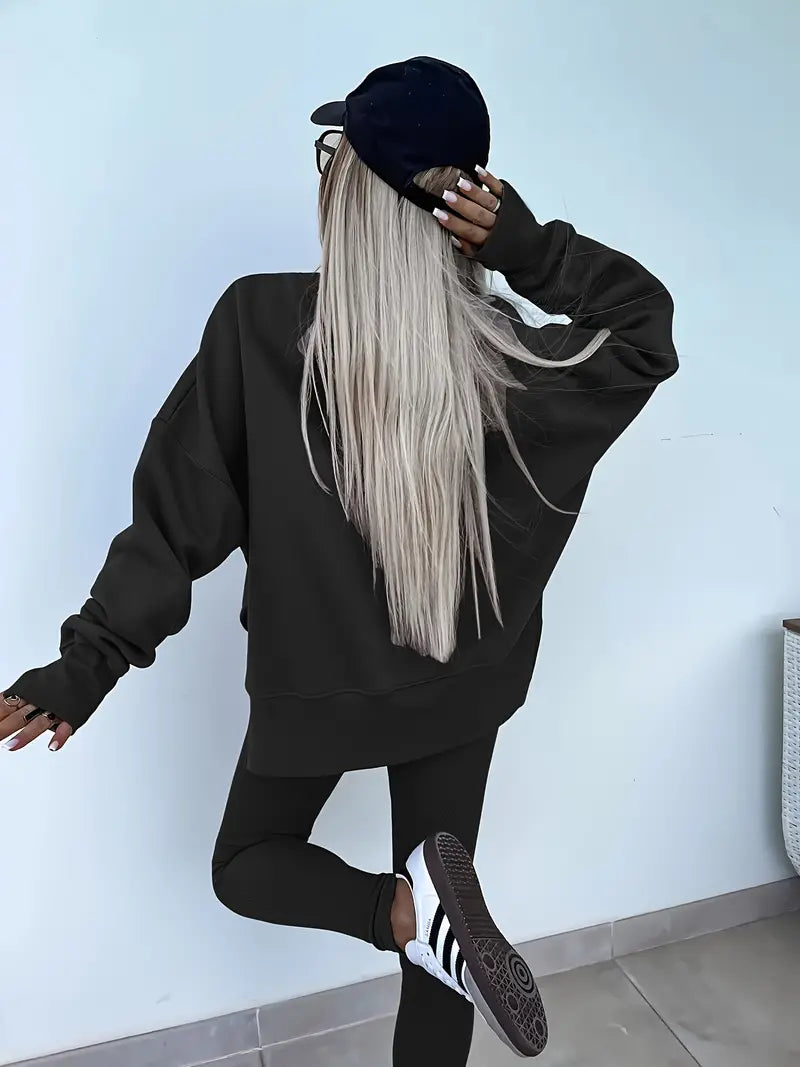 Niezabudka - Ensemble sweat-shirt et legging décontracté pour femme