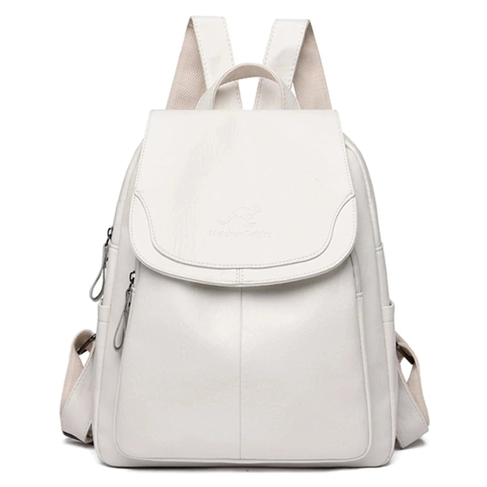 Izolda - Sac à dos antivol en cuir
