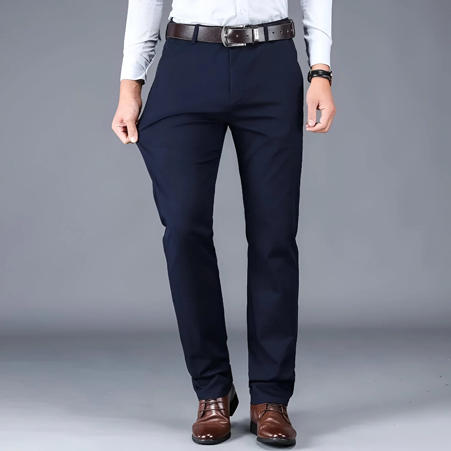 Eloi – Pantalon extensible élégant pour un style et un confort sans effort