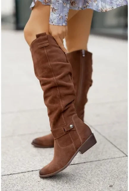 ANNE - BOTTINES LONGUES AVEC SEMELLE SOUPLE