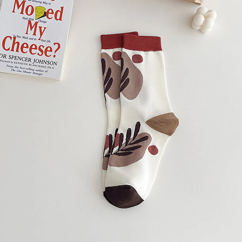 Vivienne – Chaussettes décontractées abstraites artistiques