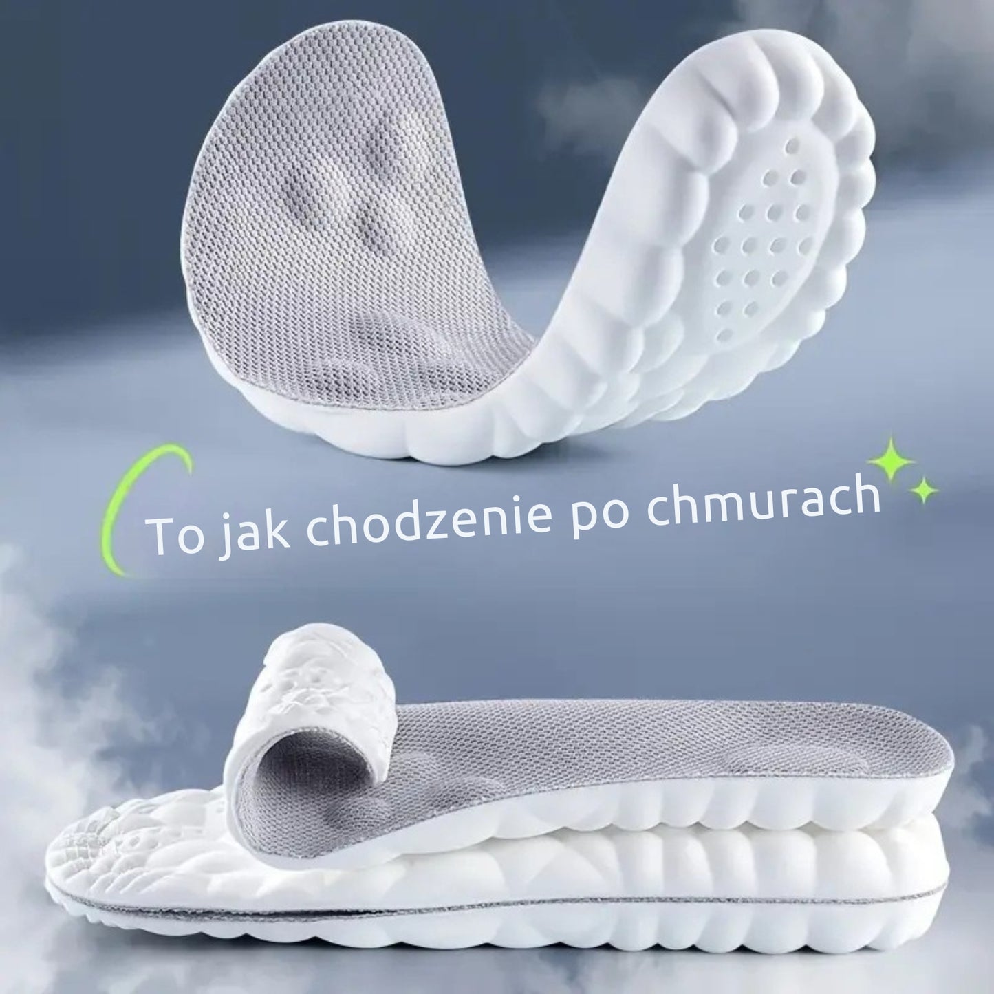 Amortyzujące Wkładki Cloud Sole dla Maksymalnego Komfortu