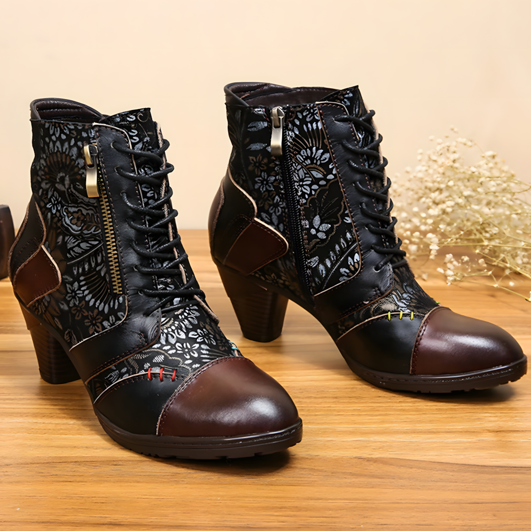 Zoja - Bottines imperméables à motif floral