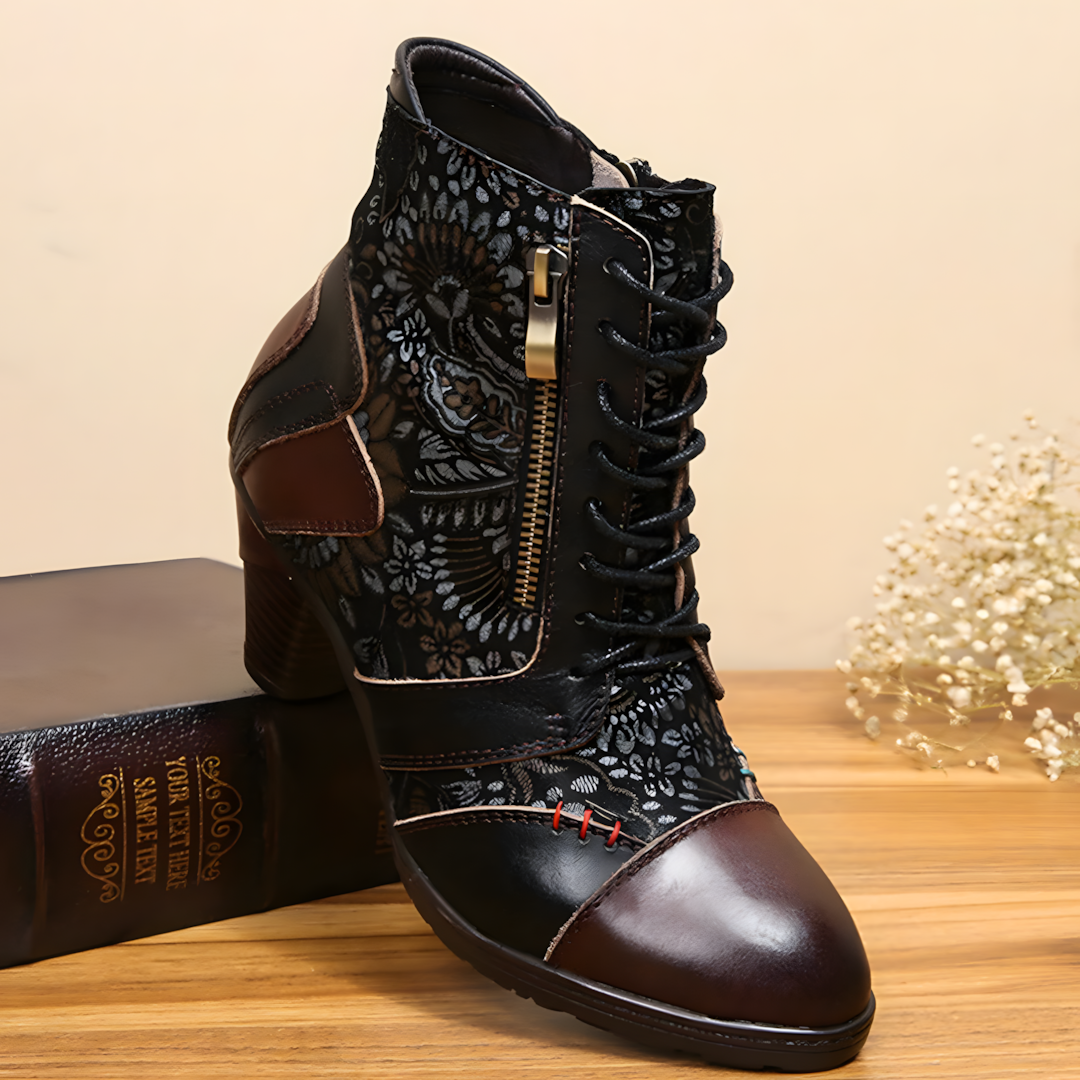 Zoja - Bottines imperméables à motif floral