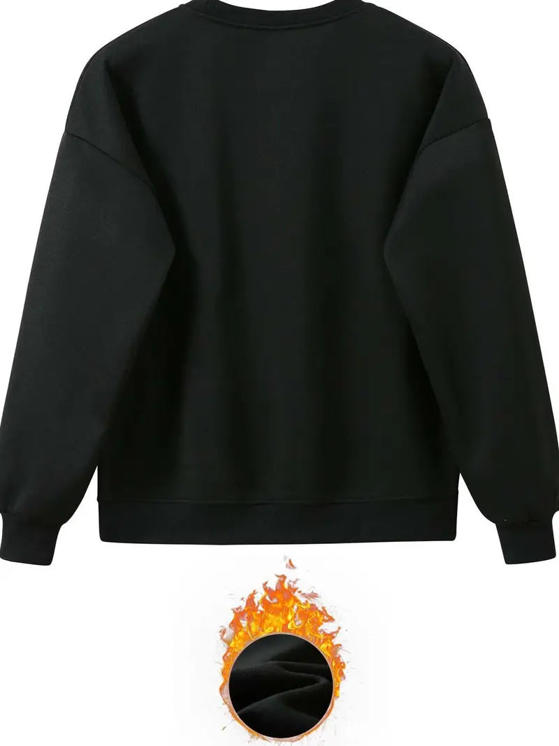 Bratomira - Ensemble pull et jogging à imprimé battement de cœur