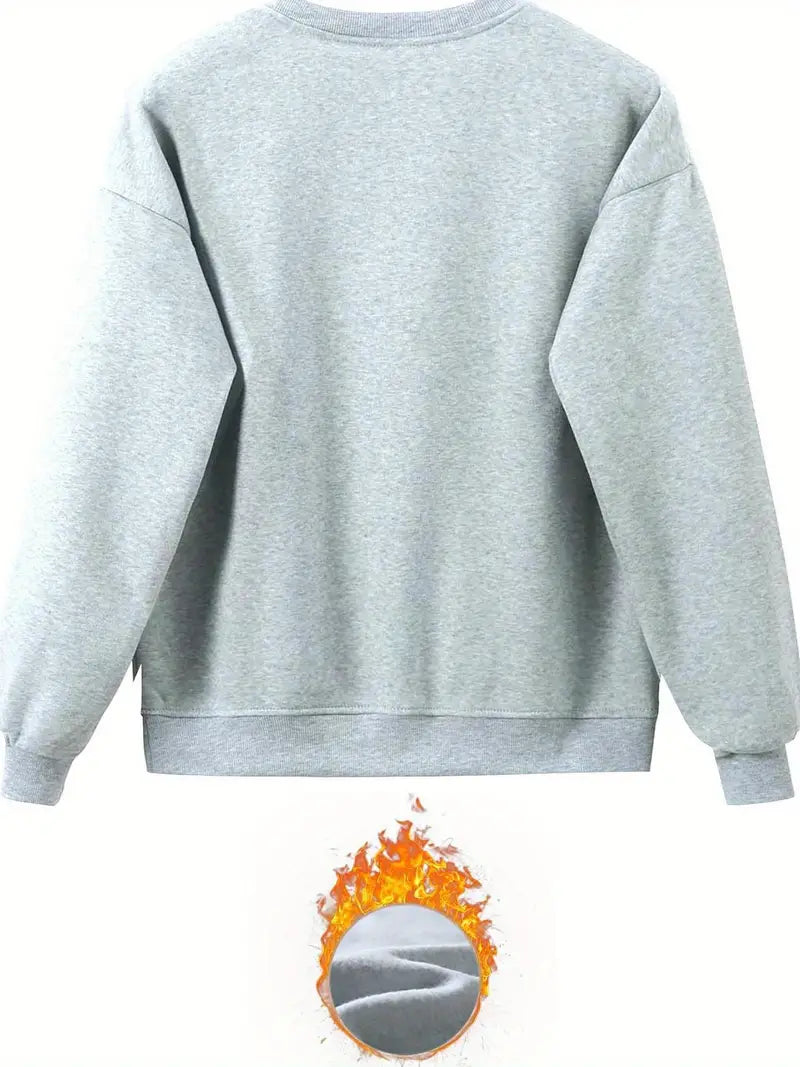 Bratomira - Ensemble pull et jogging à imprimé battement de cœur