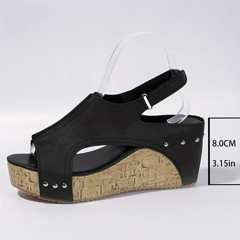 COBIE - SANDALES À PLATEFORME À TALONS HAUTS CHIC VINTAGE