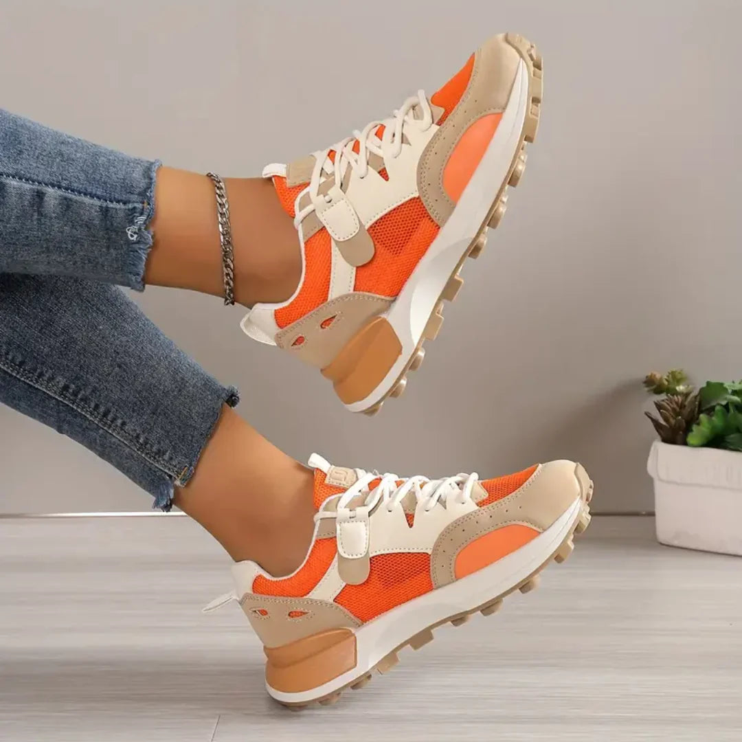 Vilma – Baskets décontractées à blocs de couleurs pour femmes