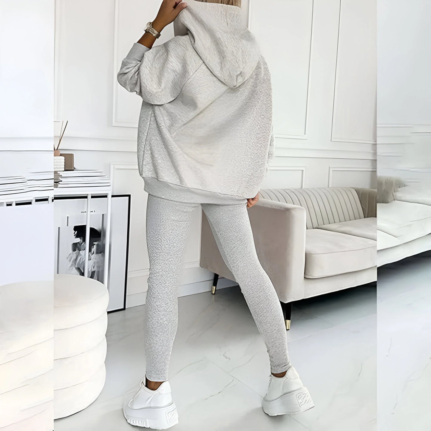 Elara – Ensemble sweat-shirt trois pièces décontracté et confortable