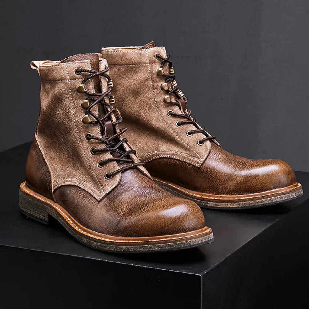 Bjorn – Bottes en cuir vintage pour homme