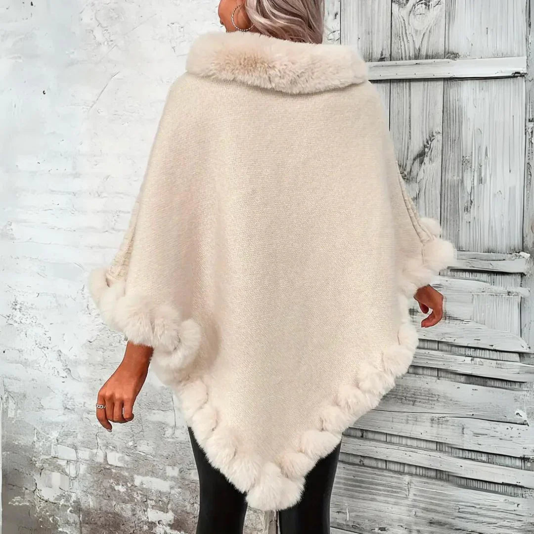 Hilda – Cape en tricot chaude et mignonne