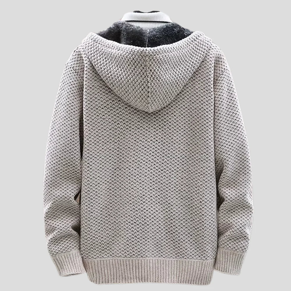 Alex - Sweat à capuche en tricot Paris