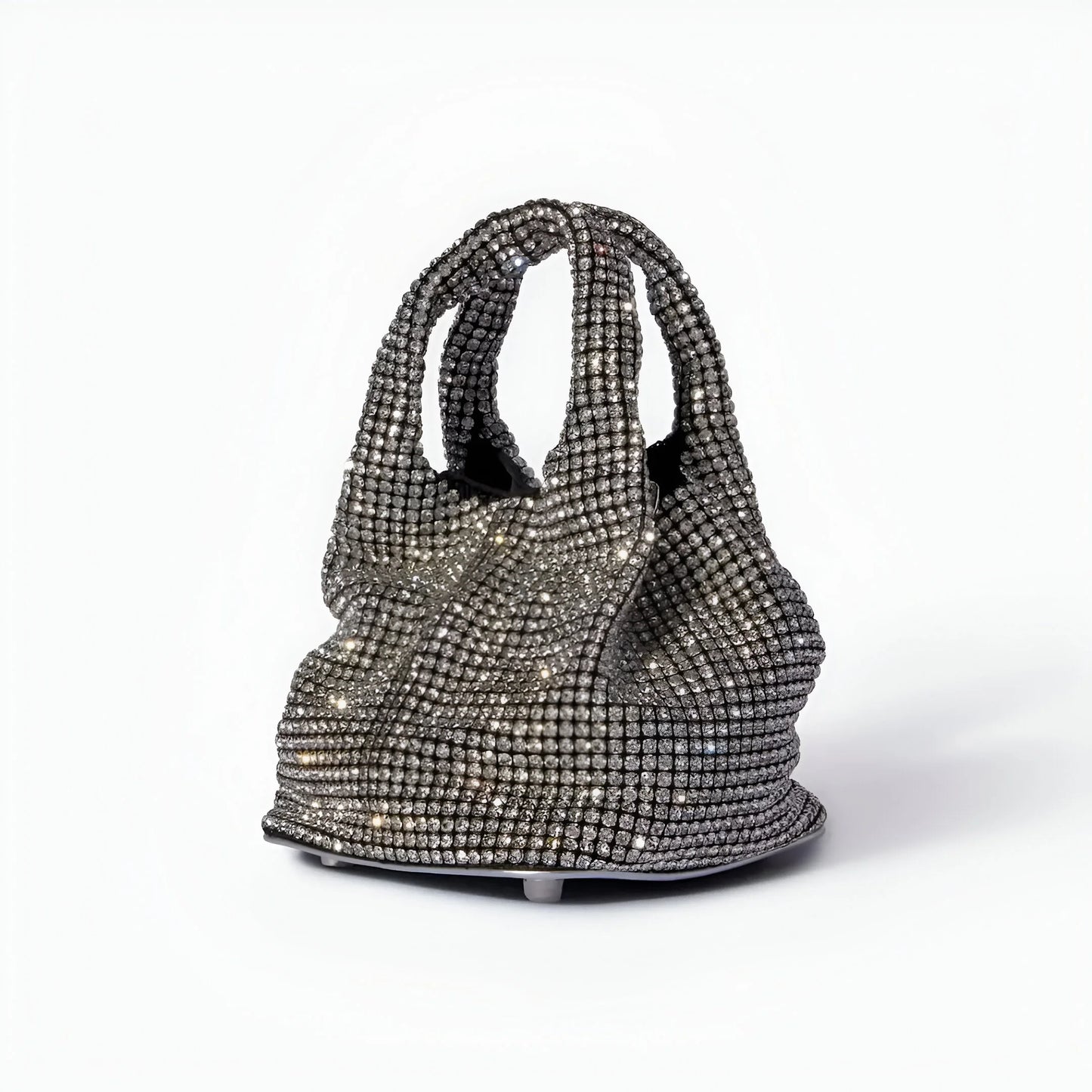 Brilly – Sac en cristal argenté Stardust