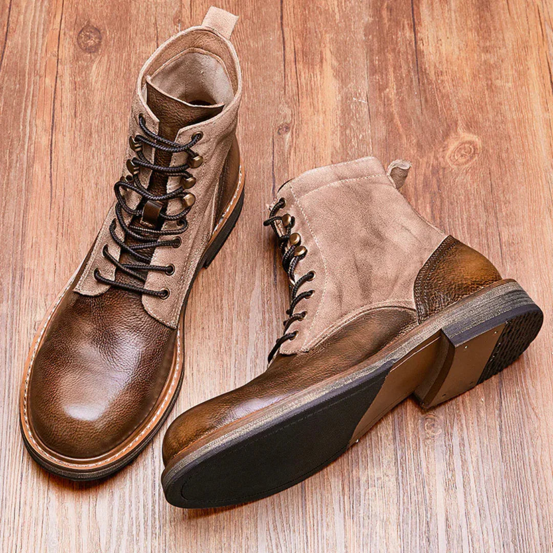 Bjorn – Bottes en cuir vintage pour homme