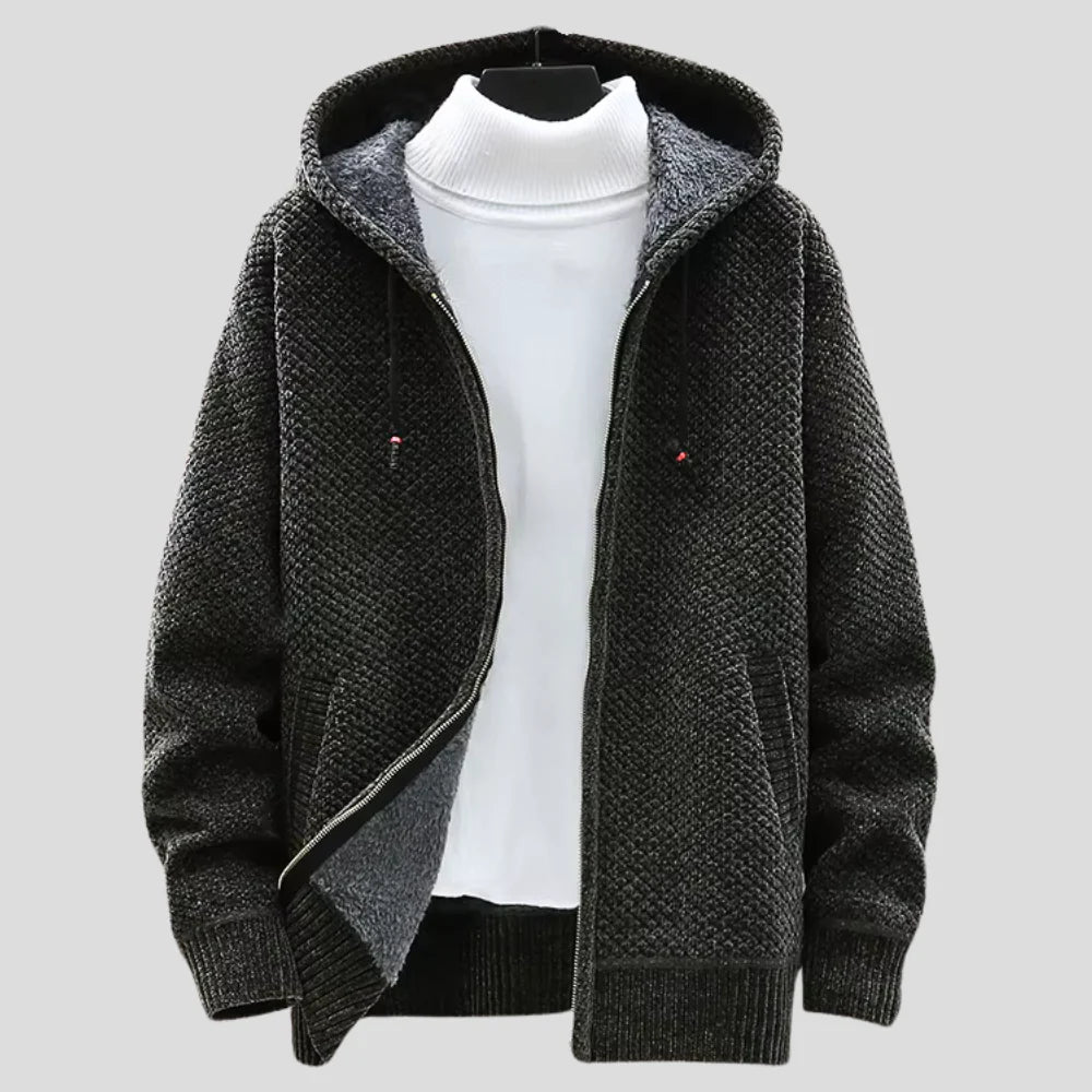 Alex - Sweat à capuche en tricot Paris
