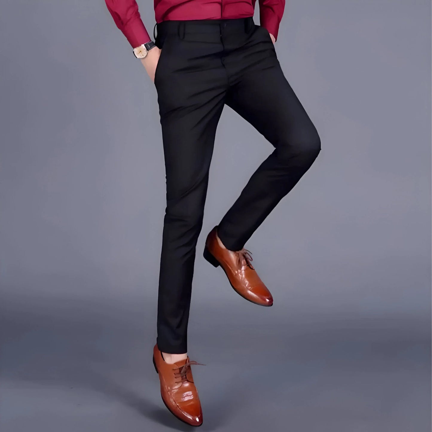 Eloi – Pantalon extensible élégant pour un style et un confort sans effort