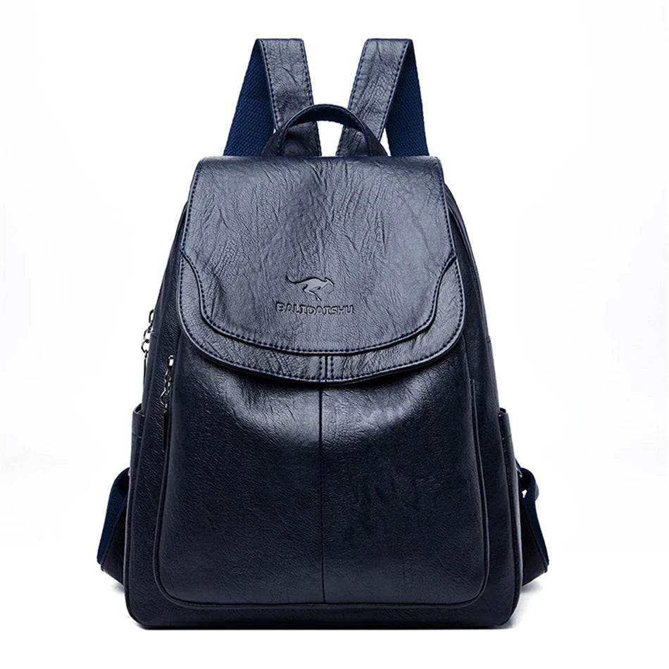 Izolda - Sac à dos antivol en cuir