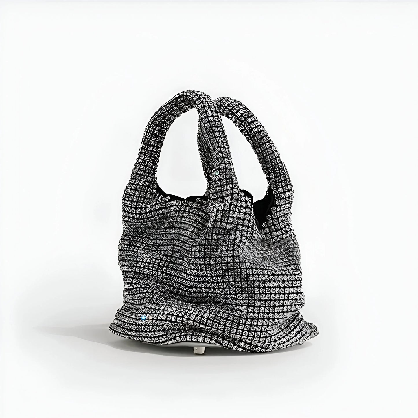 Brilly – Sac en cristal argenté Stardust