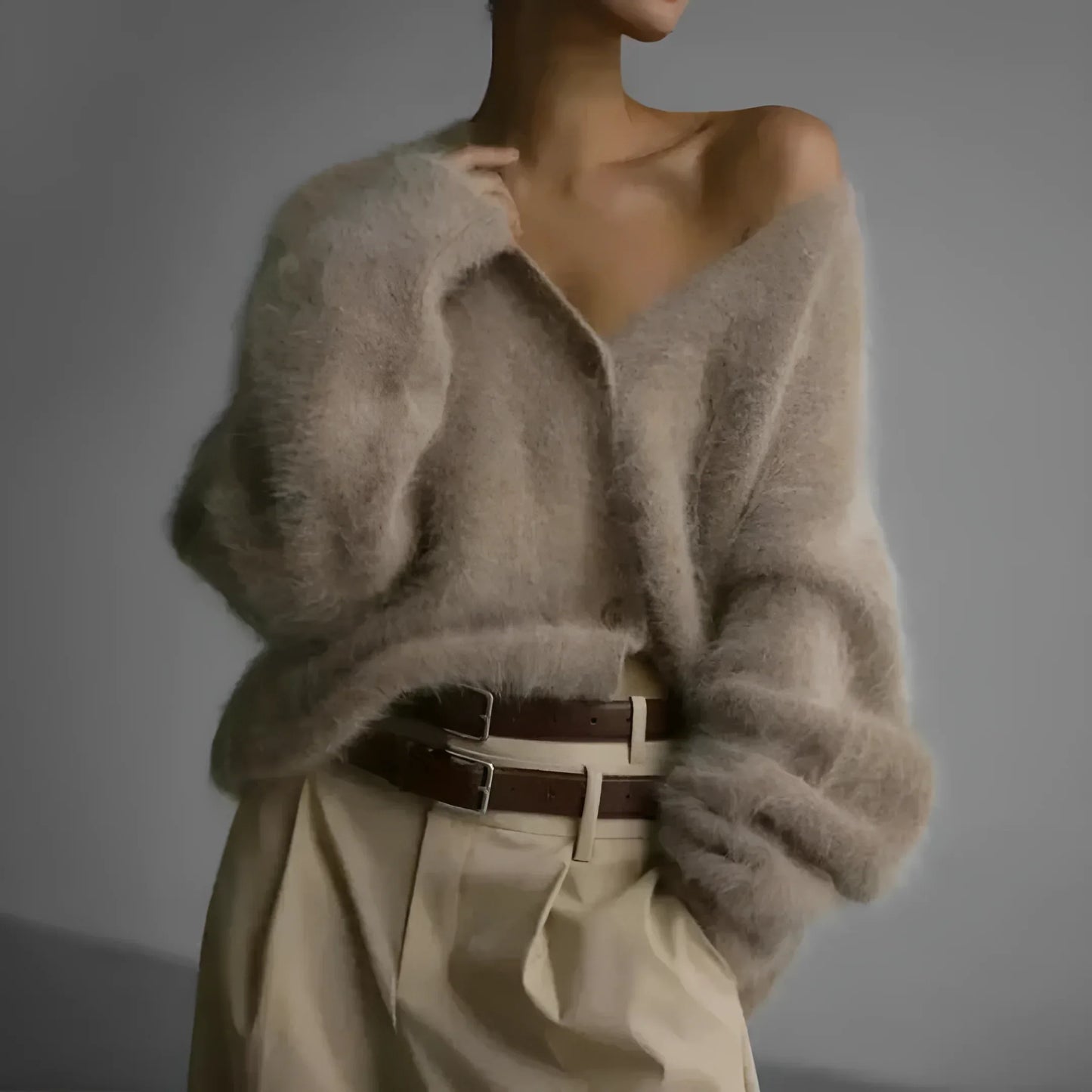 Greta – Gilet en fourrure de vison
