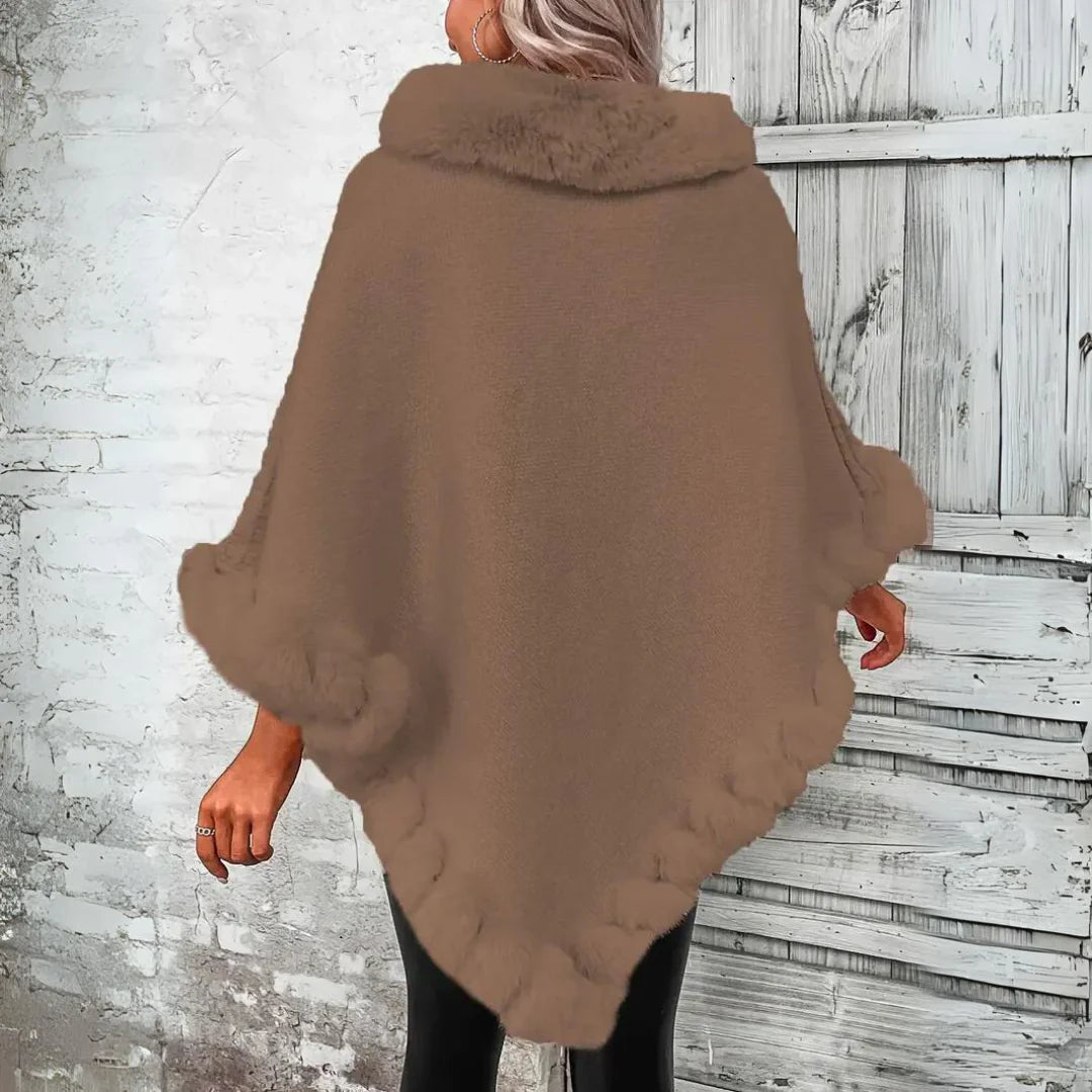 Hilda – Cape en tricot chaude et mignonne