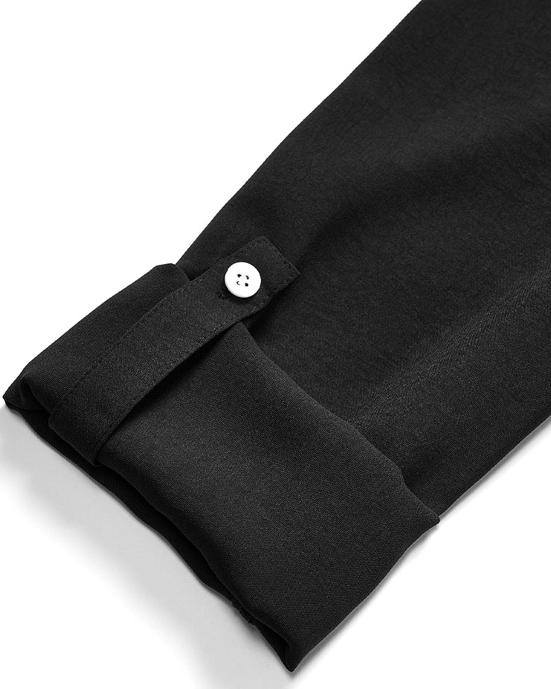 Isabelle – Chemise décontractée à imprimé brique et paillettes