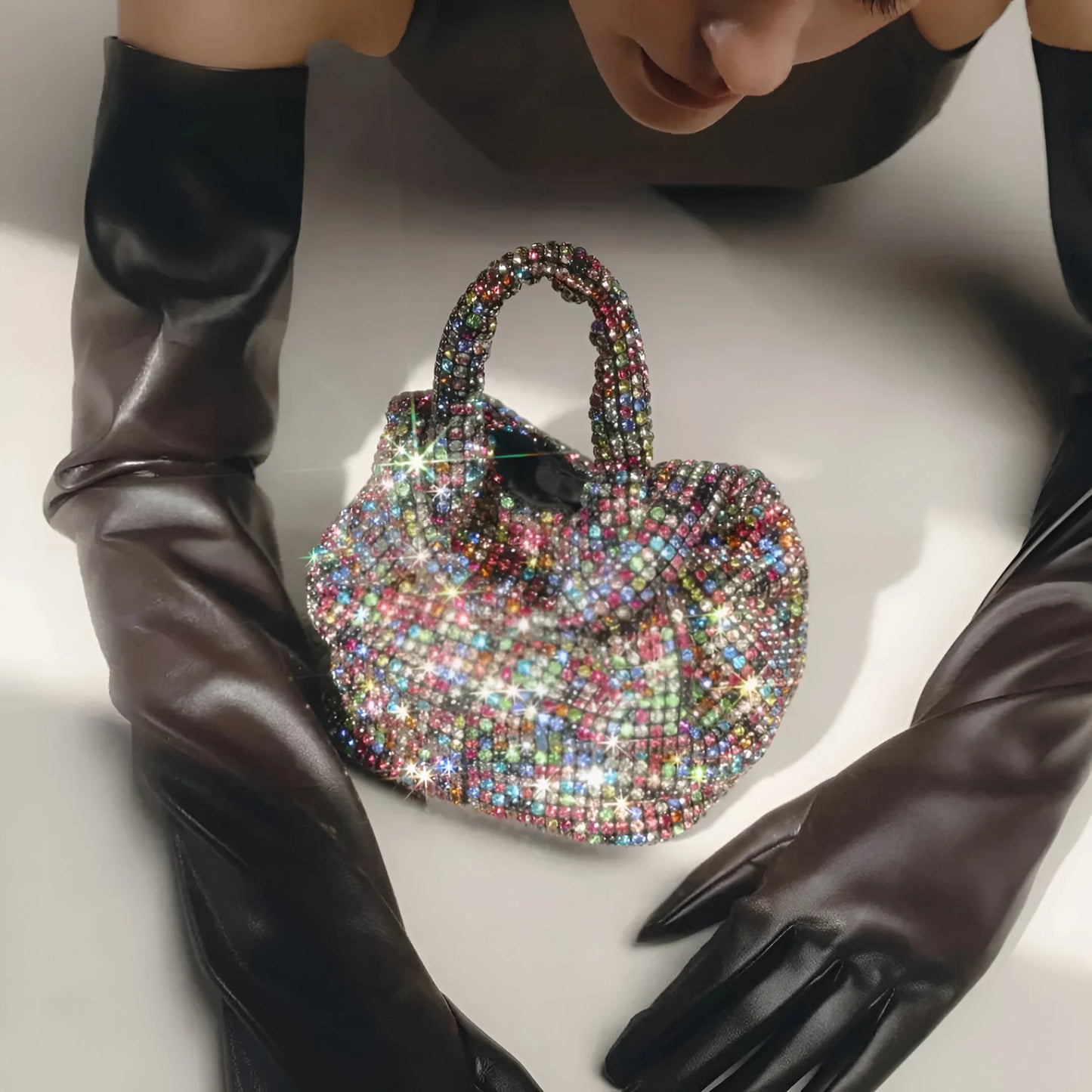 Brilly - Sac de luxe en strass