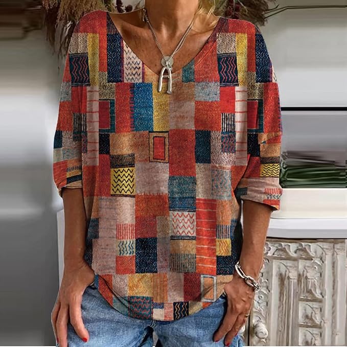Romy - Chemisier Artistique Boho Chic