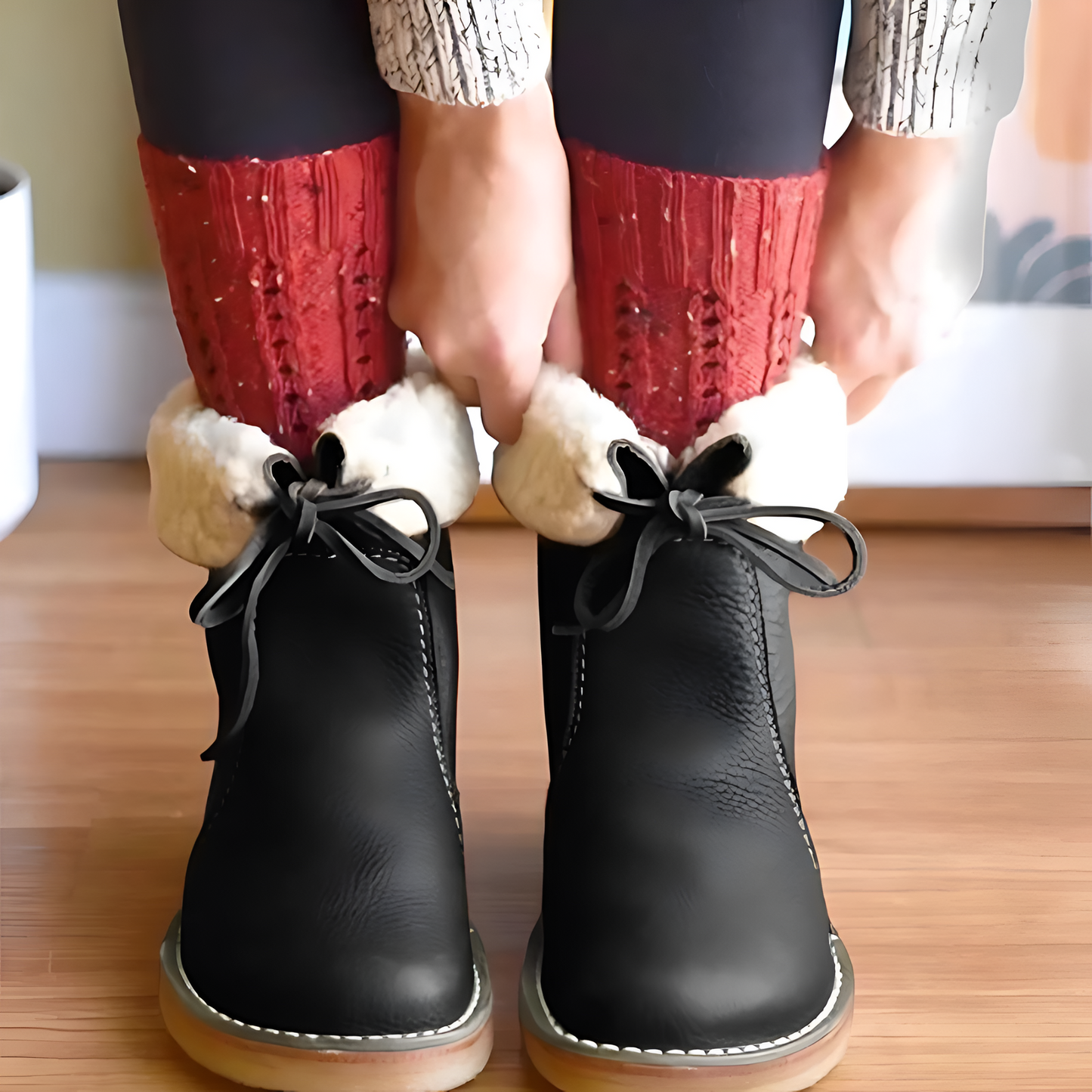 Beau - Bottes confortables doublées de laine