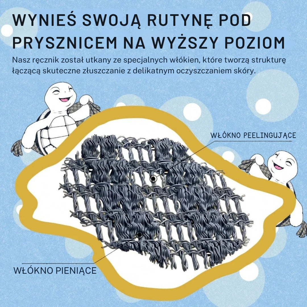 Gerlak™ Ręcznik Peelingujący Antybakteryjny