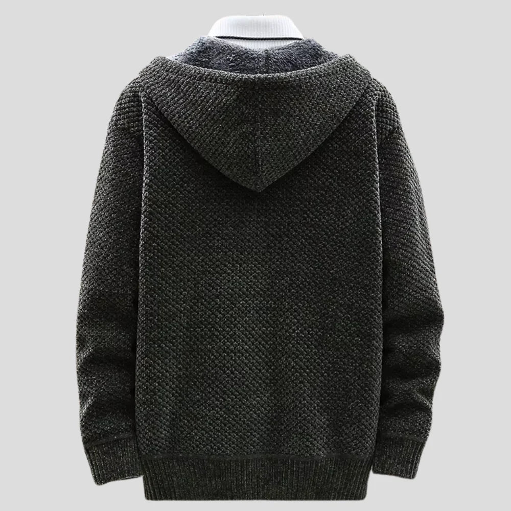 Alex - Sweat à capuche en tricot Paris