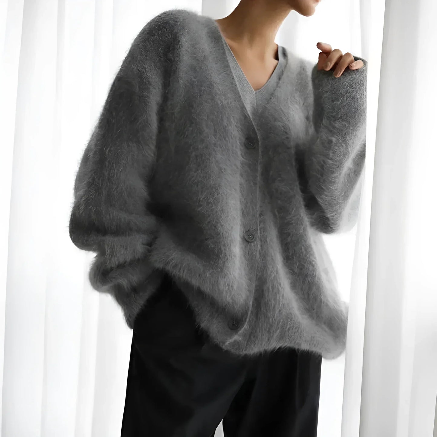 Greta – Gilet en fourrure de vison