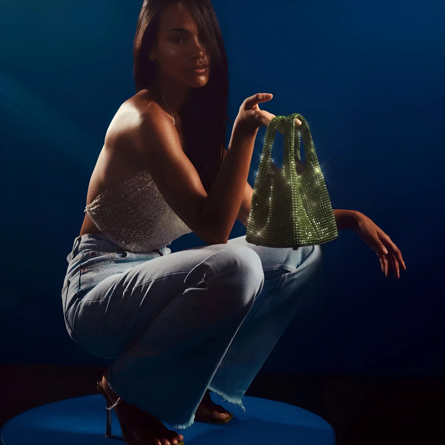 Brilly – Sac en cristal Emerald Envy