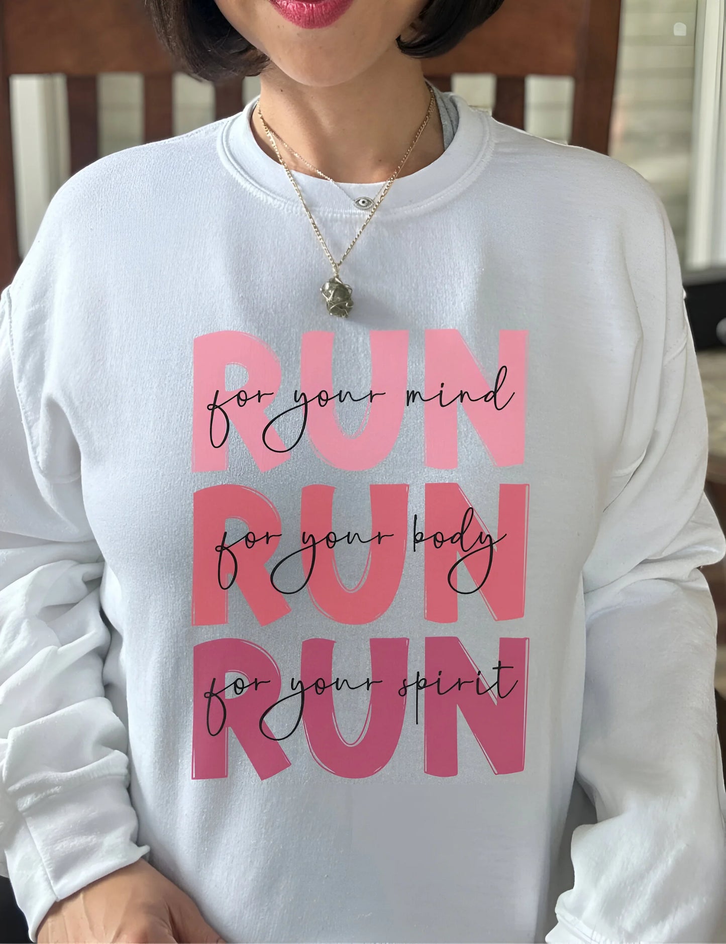 Claire - Sweat-shirt ras du cou de course