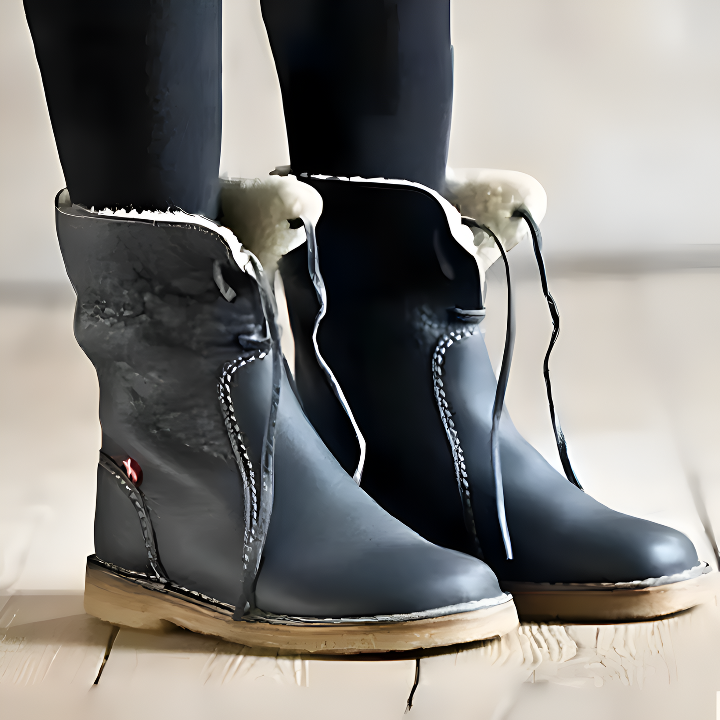 Beau - Bottes confortables doublées de laine