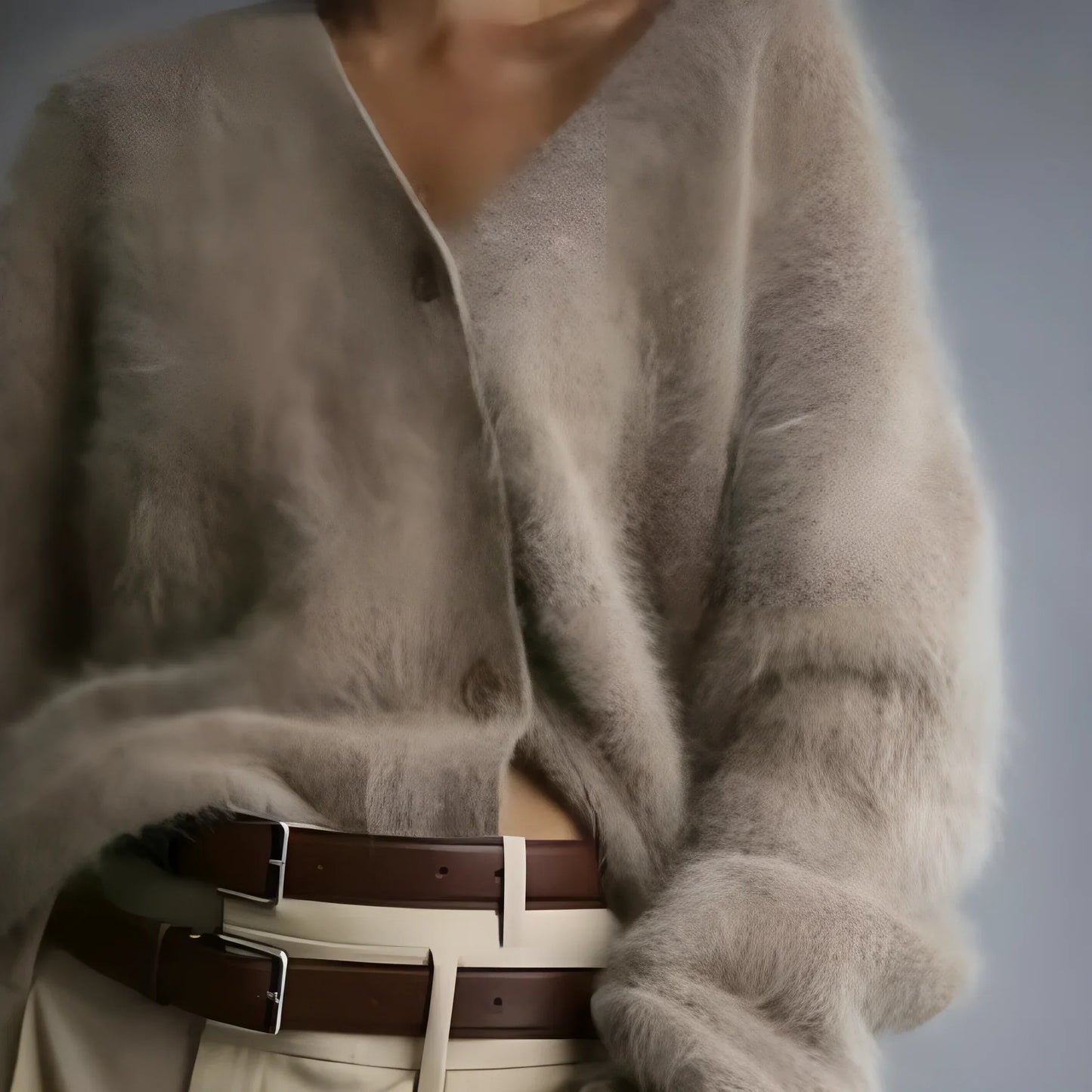 Greta – Gilet en fourrure de vison