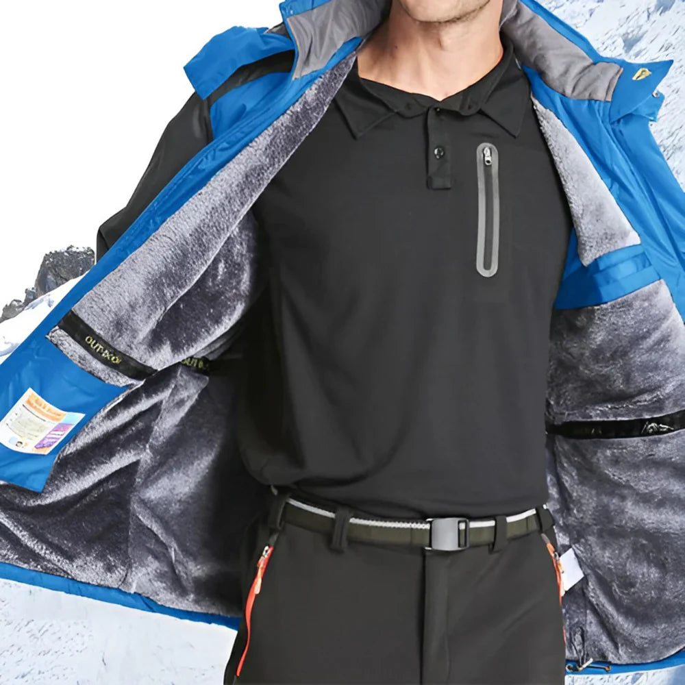 Magnulf - Veste d'hiver coupe-vent et imperméable pour l'extérieur -20