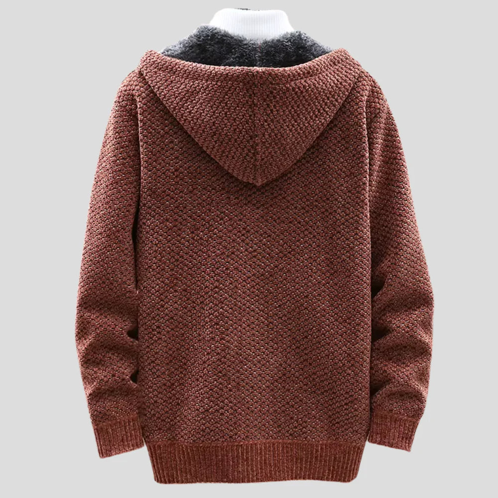 Alex - Sweat à capuche en tricot Paris