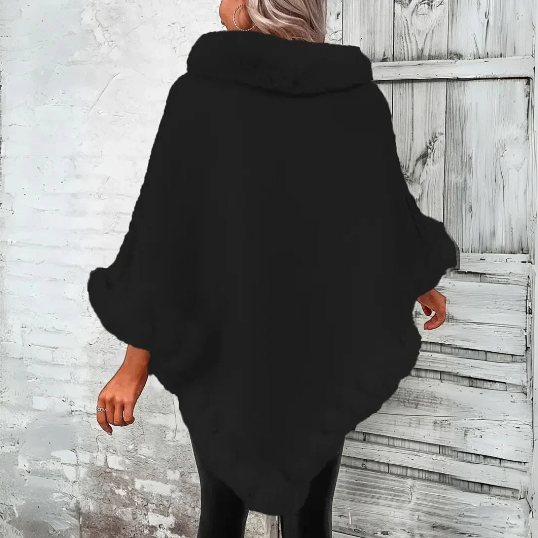 Hilda – Cape en tricot chaude et mignonne