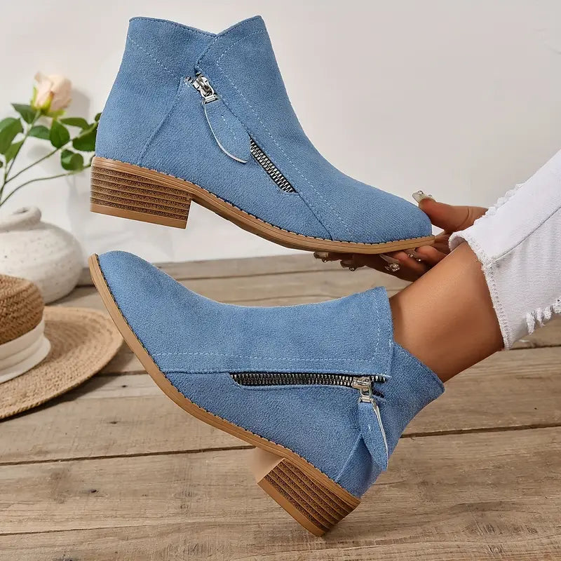 MAAIKE - BOTTINES ZIPPÉES RÉTRO