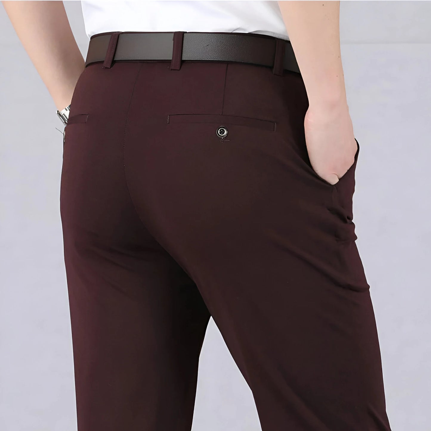 Eloi – Pantalon extensible élégant pour un style et un confort sans effort