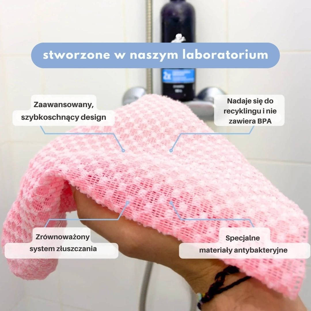 Gerlak™ Ręcznik Peelingujący Antybakteryjny