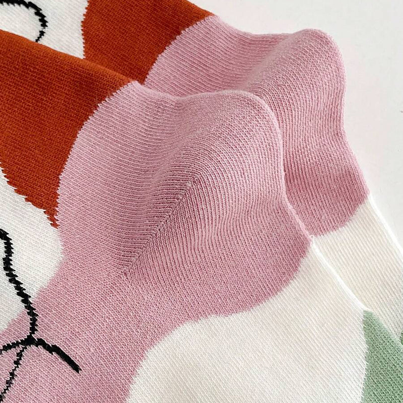 Vivienne – Chaussettes décontractées abstraites artistiques