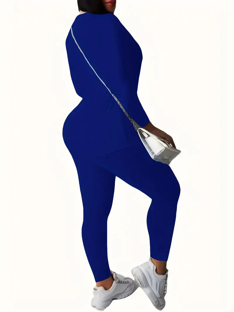 Przybysława - Ensemble imprimé Mama avec pantalon skinny