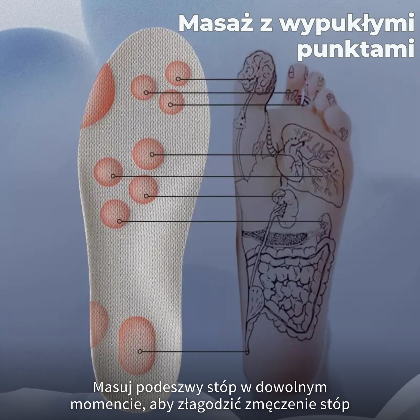 Amortyzujące Wkładki Cloud Sole dla Maksymalnego Komfortu
