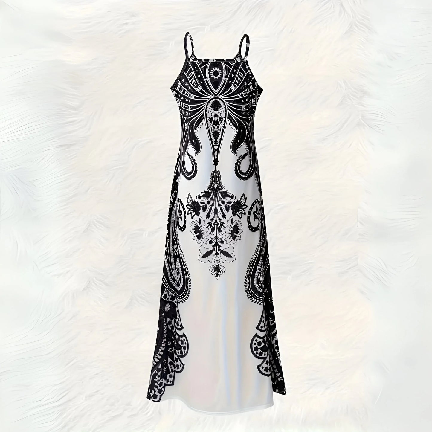 Solène - Robe Bohème à Bretelles