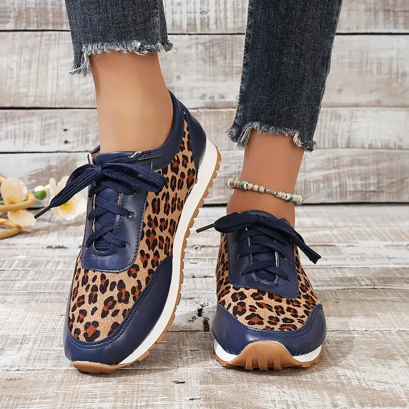 WILMA - BASKETS CONFORTABLES À IMPRIMÉ LÉOPARD