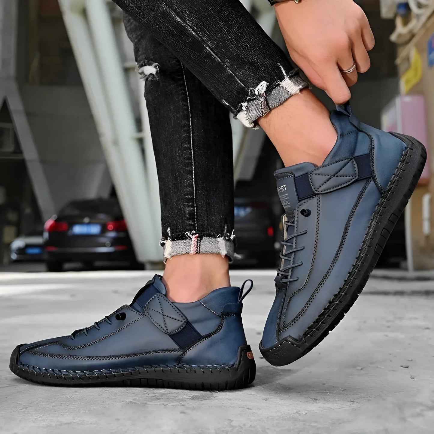 Rein - Mocassins en cuir cousus à la main