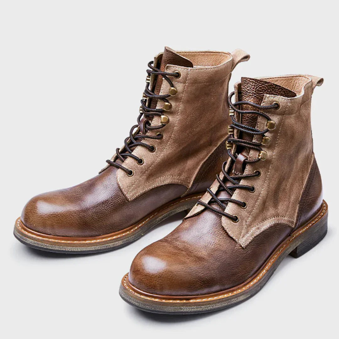 Bjorn – Bottes en cuir vintage pour homme