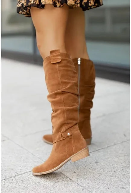 ANNE - BOTTINES LONGUES AVEC SEMELLE SOUPLE